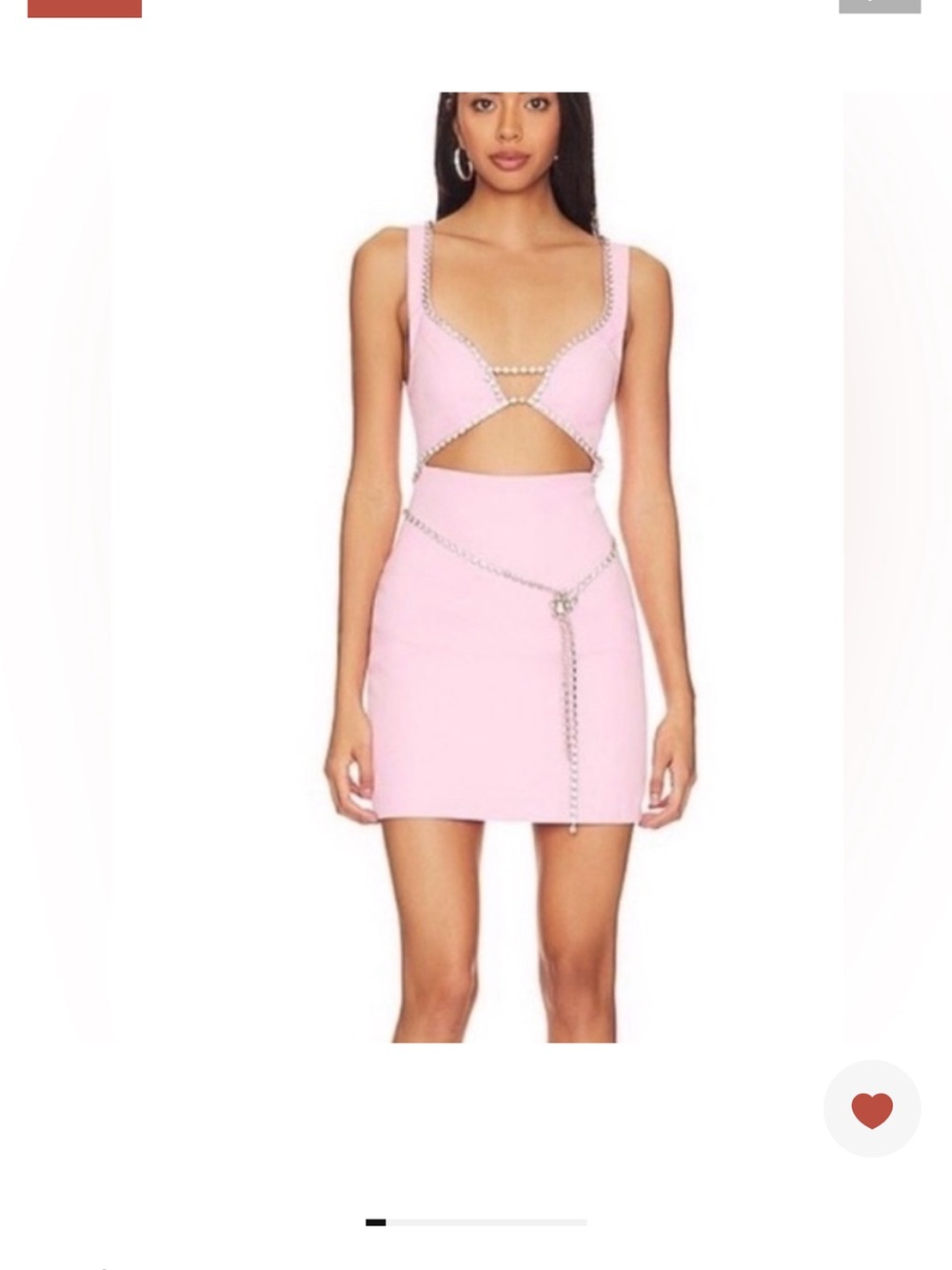 MAJORELLE Diamond Pink Women's Dress sz S